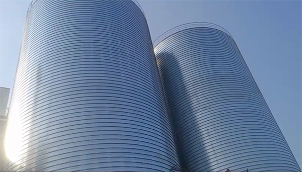 普格2座混凝土高架卷板仓