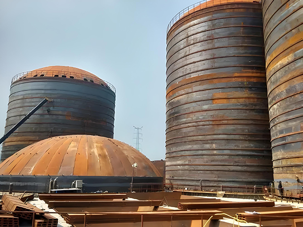 普格焦粉钢板仓